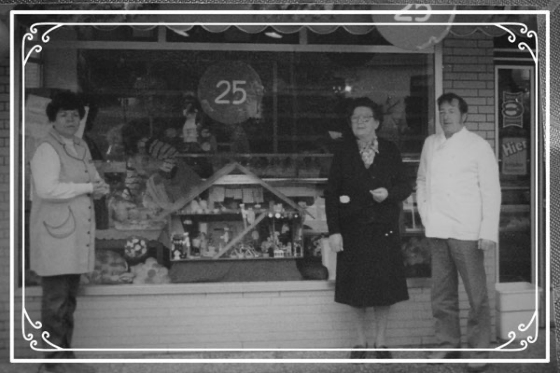 Historisches Foto der Bäckerei Schlüter